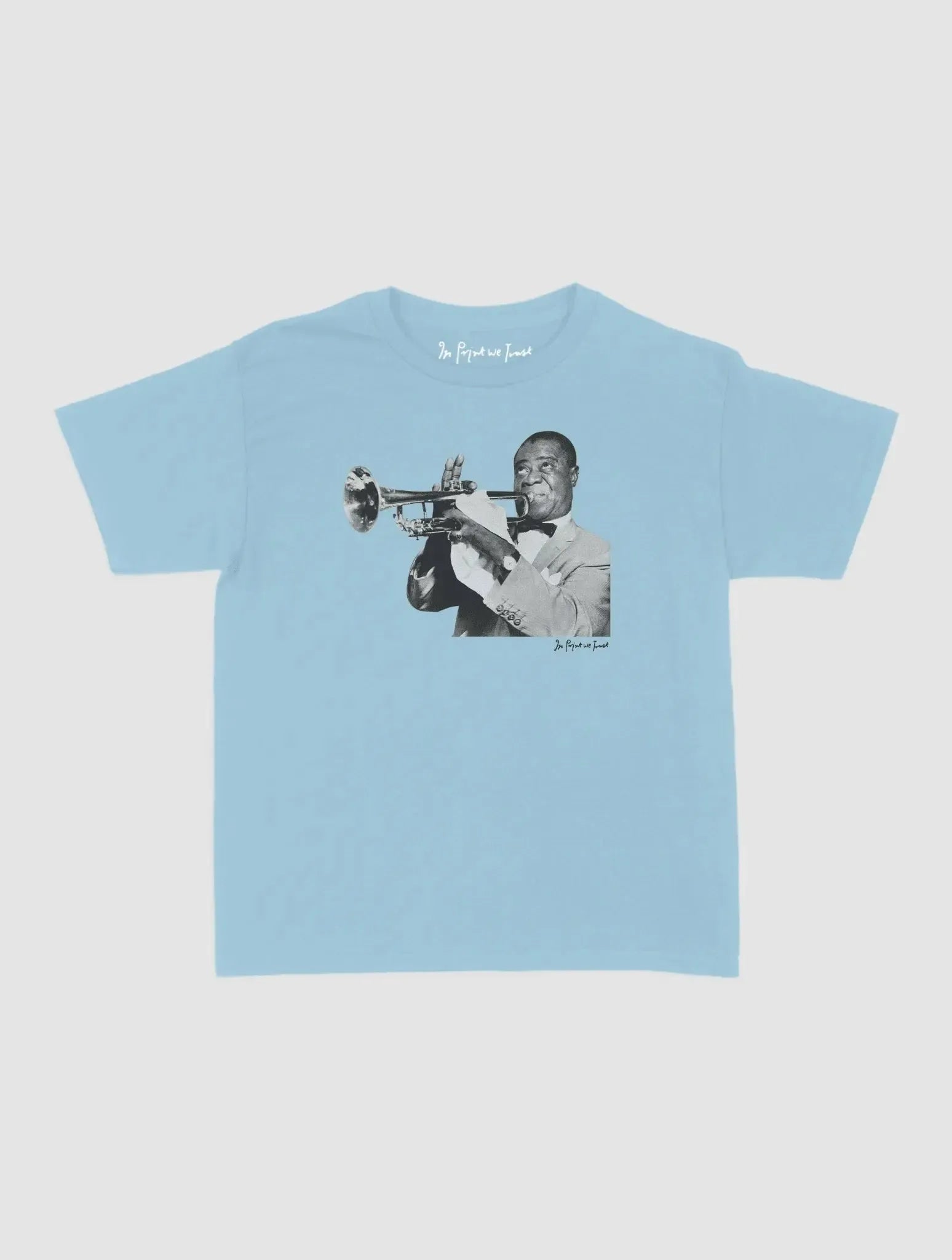 trumpet baby tee - In Print We Trust