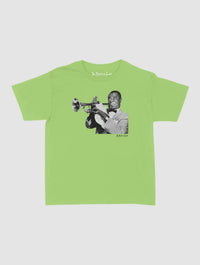 trumpet baby tee - In Print We Trust