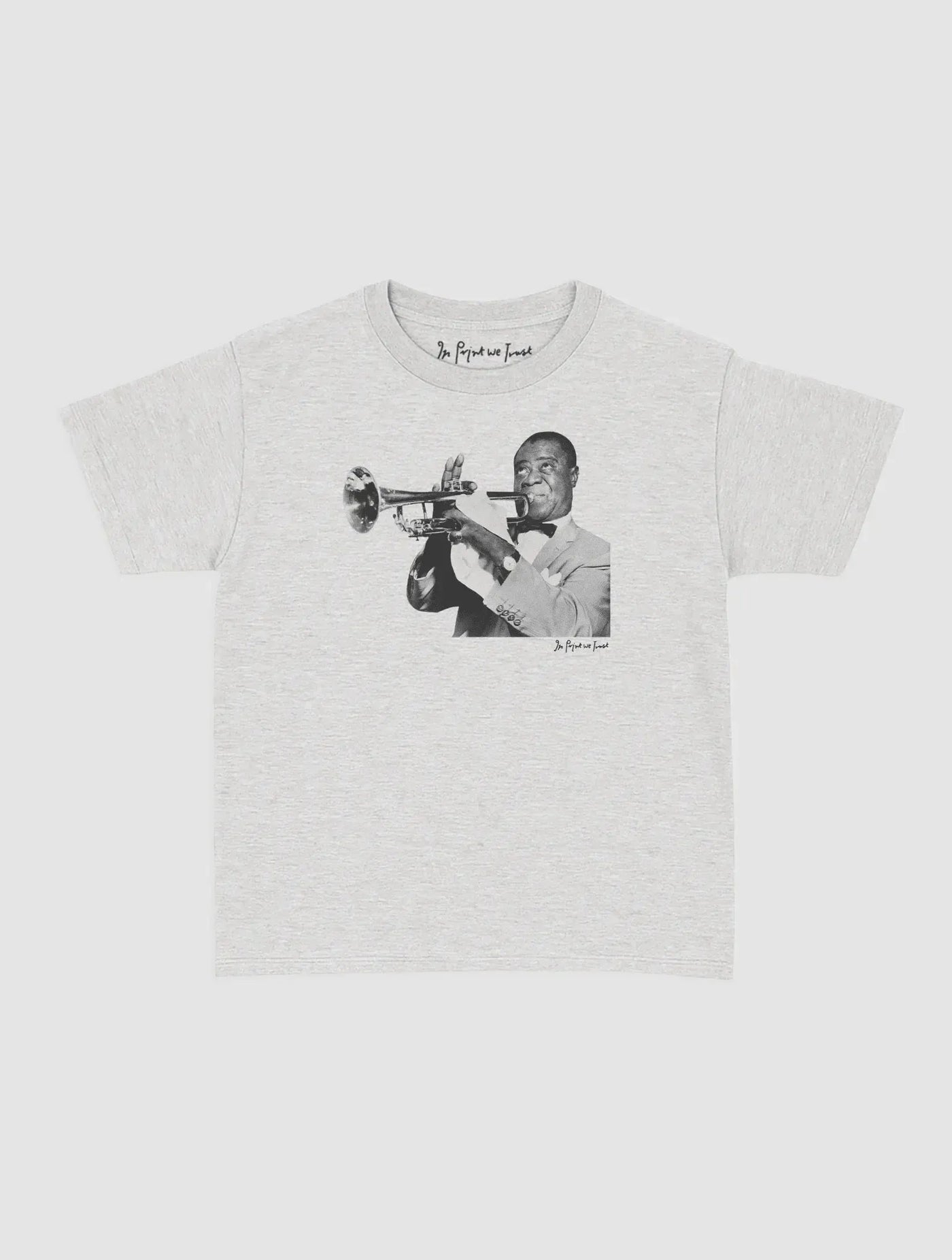 trumpet baby tee - In Print We Trust