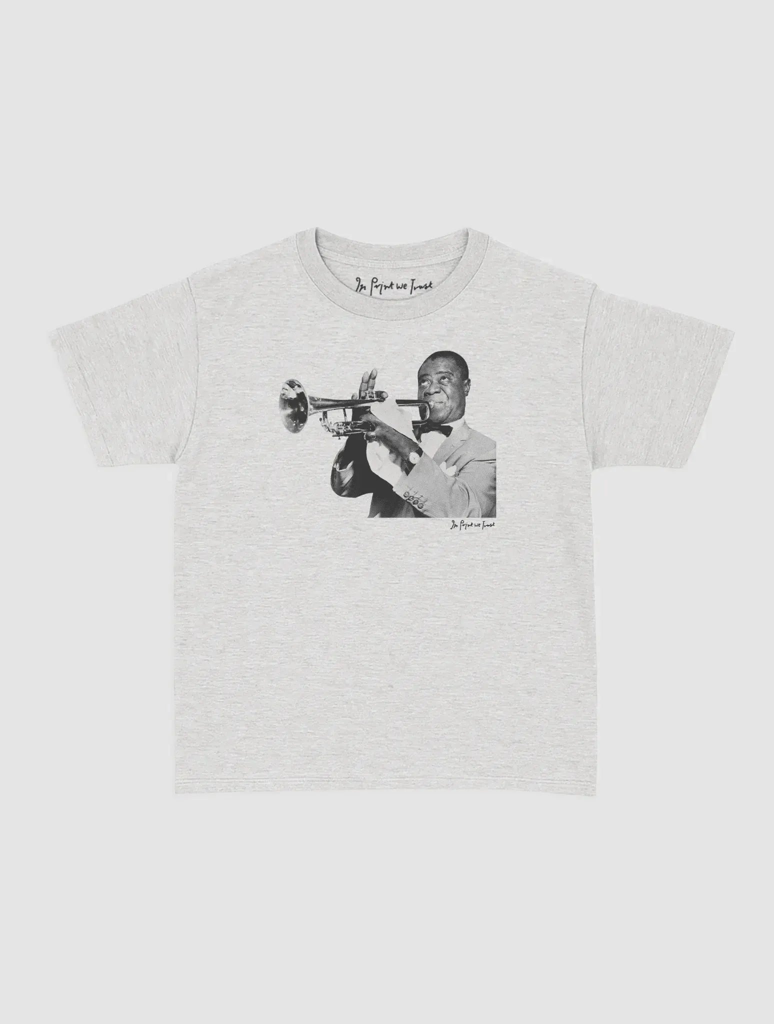 trumpet baby tee - In Print We Trust