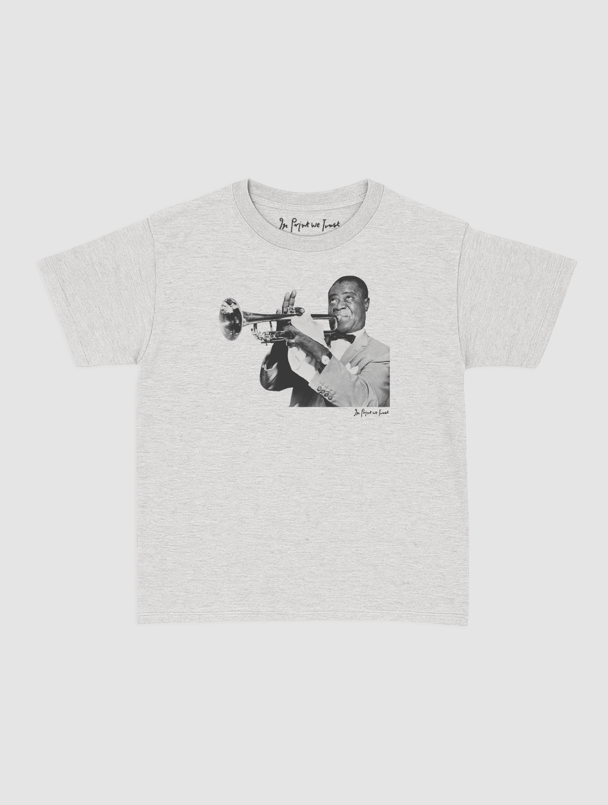 trumpet baby tee - In Print We Trust