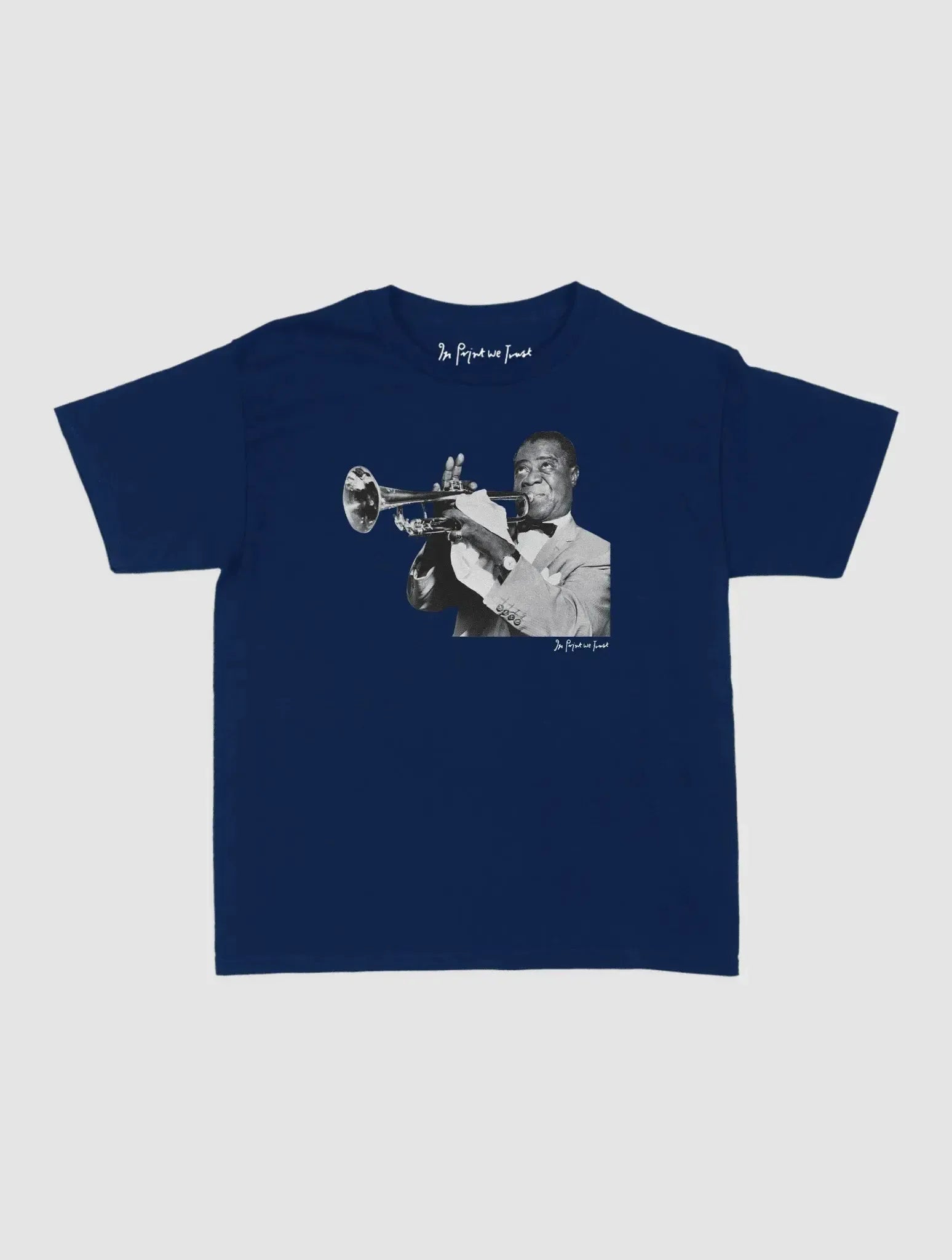 trumpet baby tee - In Print We Trust
