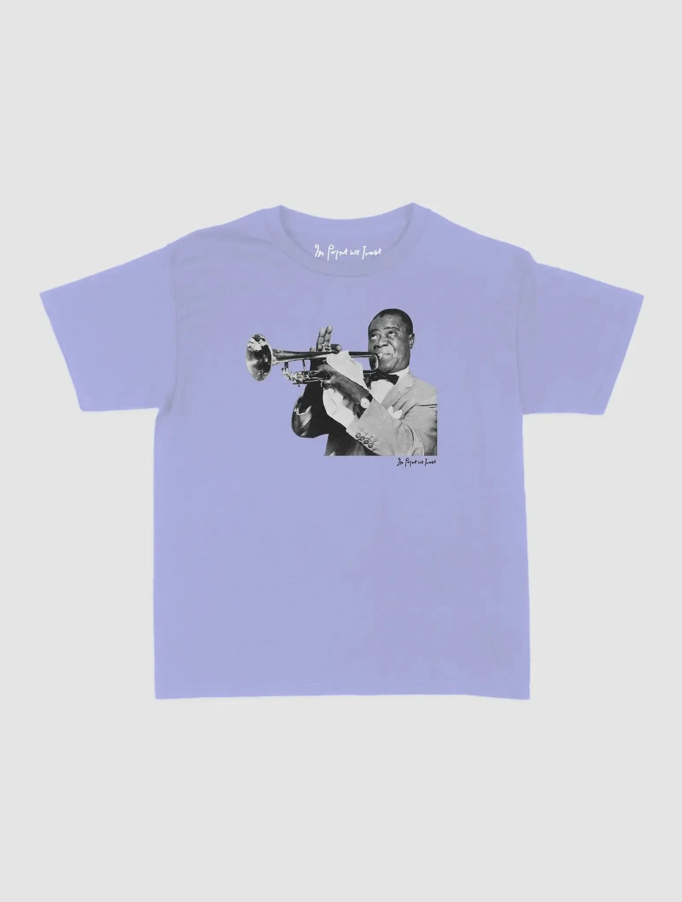 trumpet baby tee - In Print We Trust