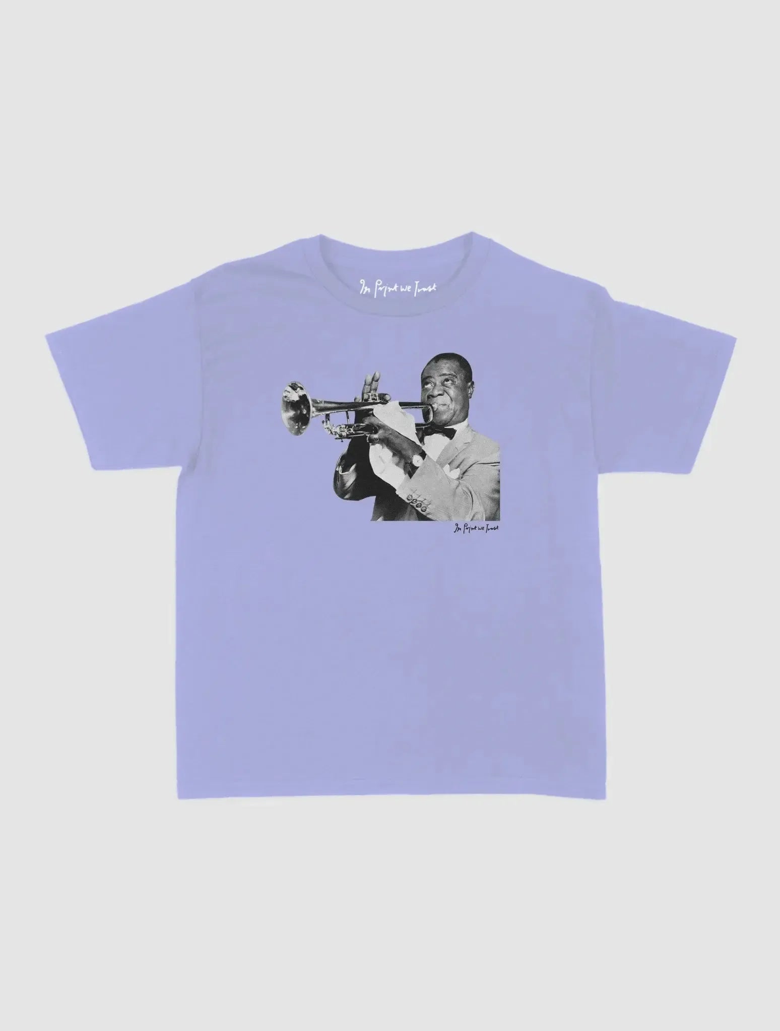trumpet baby tee - In Print We Trust