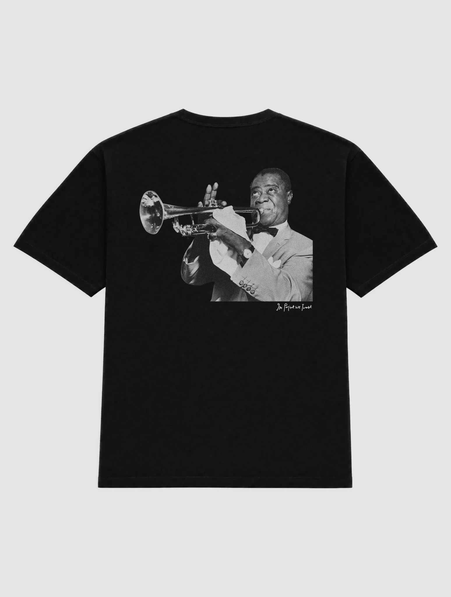 trumpet heavyweight tee - In Print We Trust