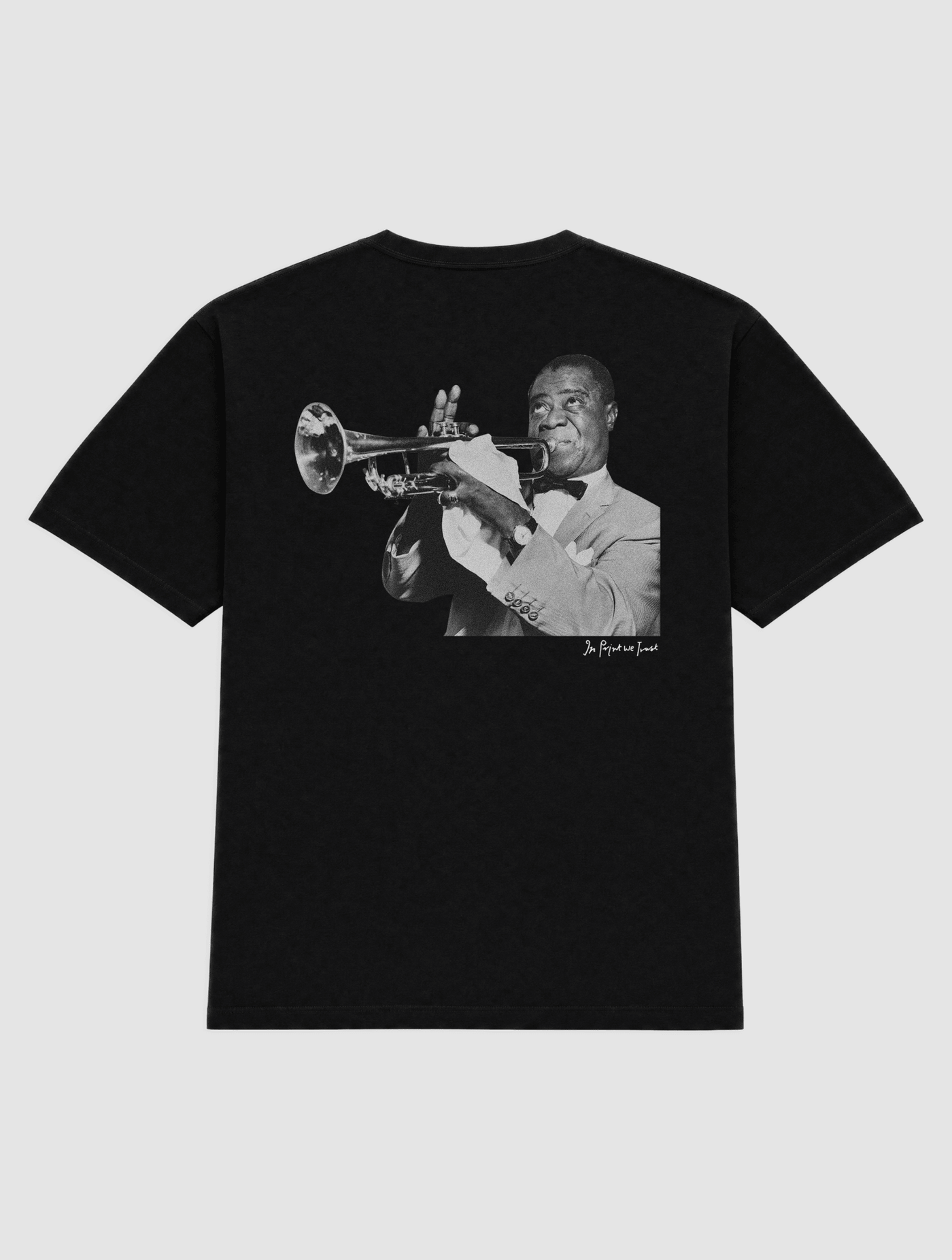 trumpet heavyweight tee - In Print We Trust