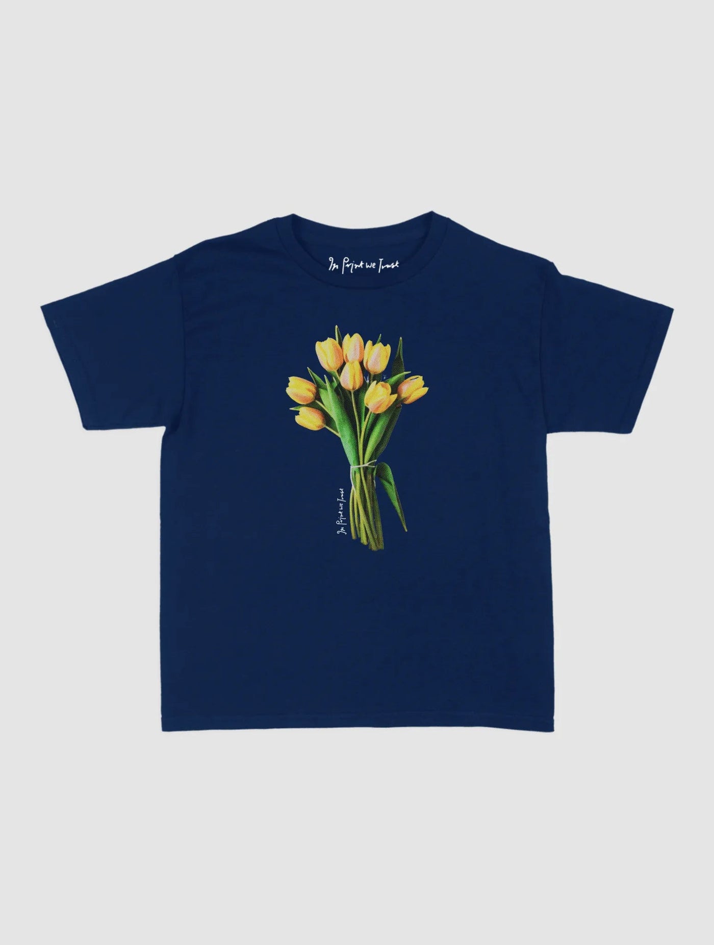 tulips baby tee - In Print We Trust