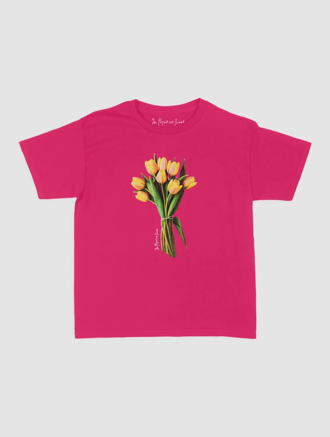 tulips baby tee - In Print We Trust