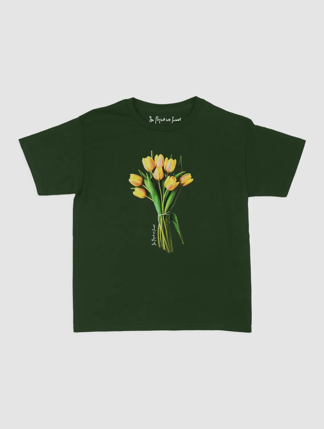 tulips baby tee - In Print We Trust
