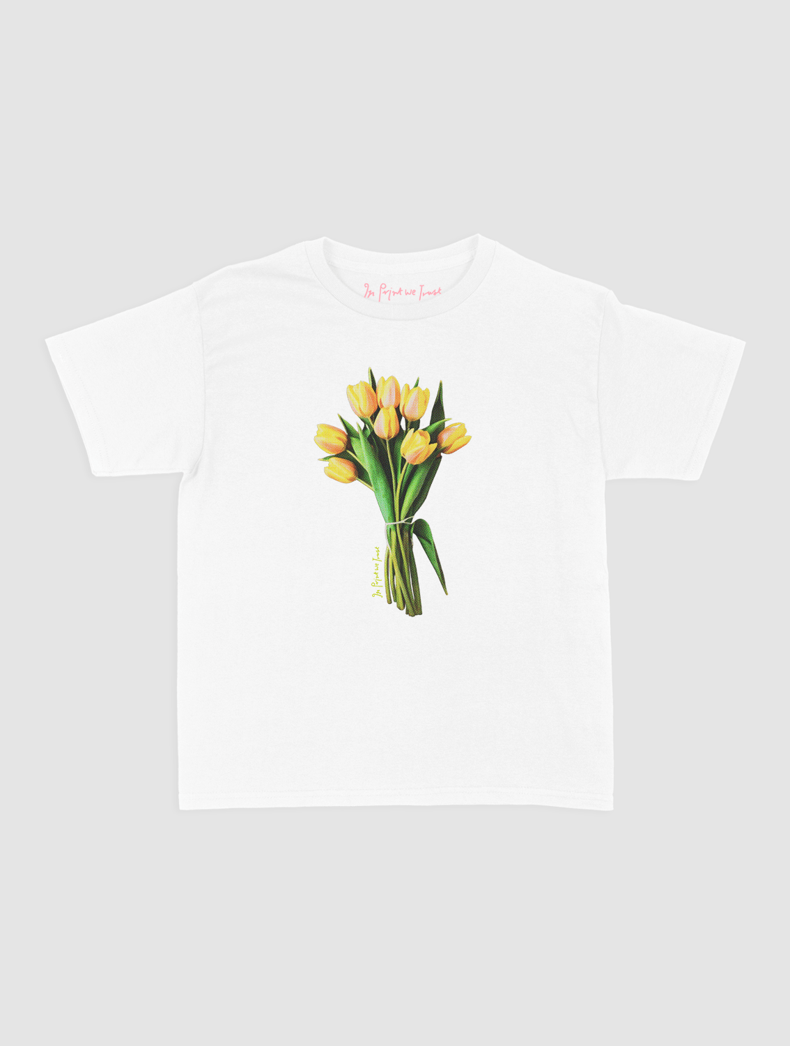 tulips baby tee - In Print We Trust