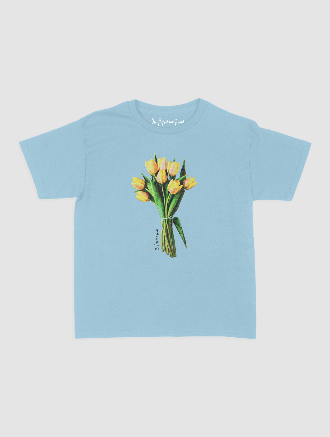 tulips baby tee - In Print We Trust