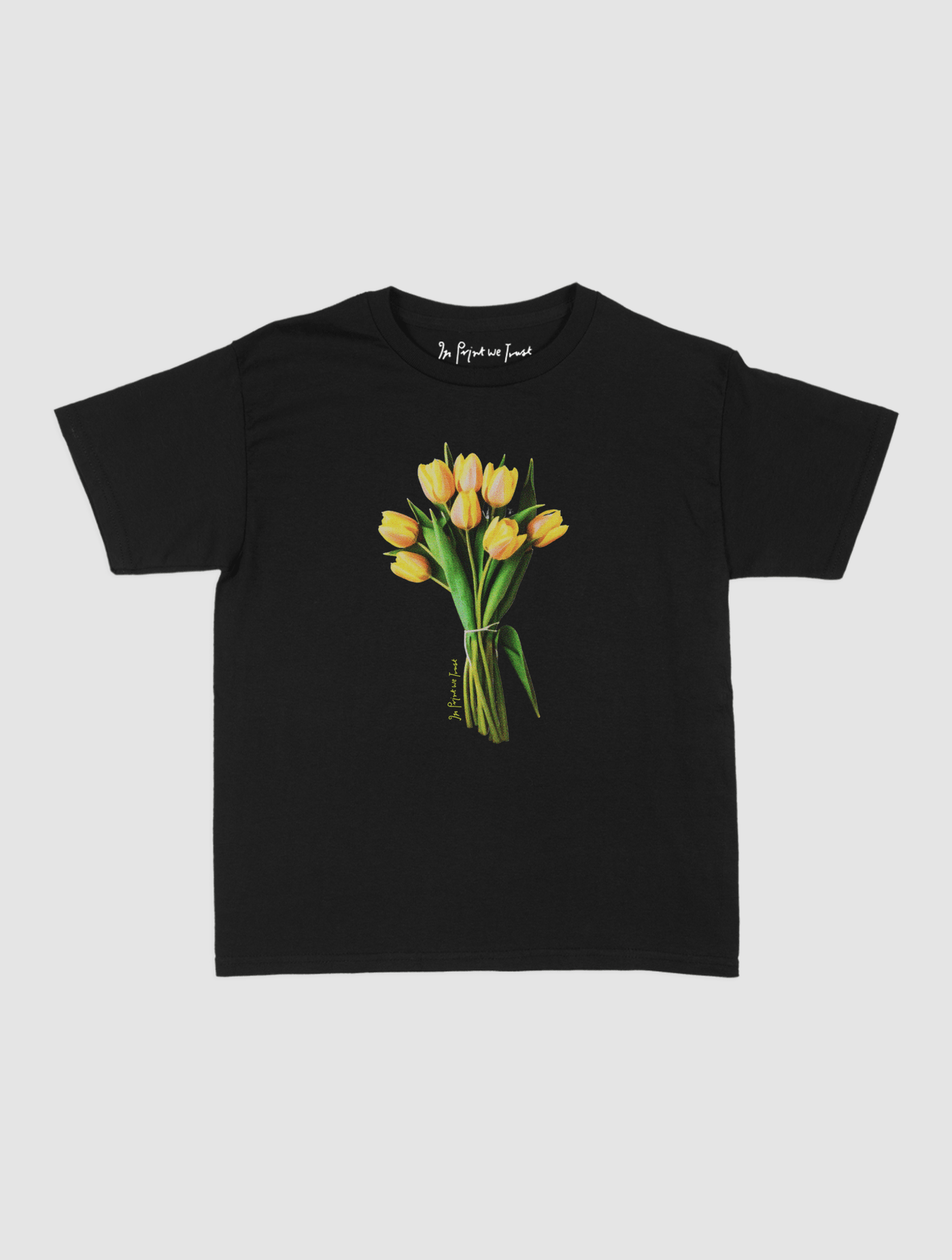 tulips baby tee - In Print We Trust