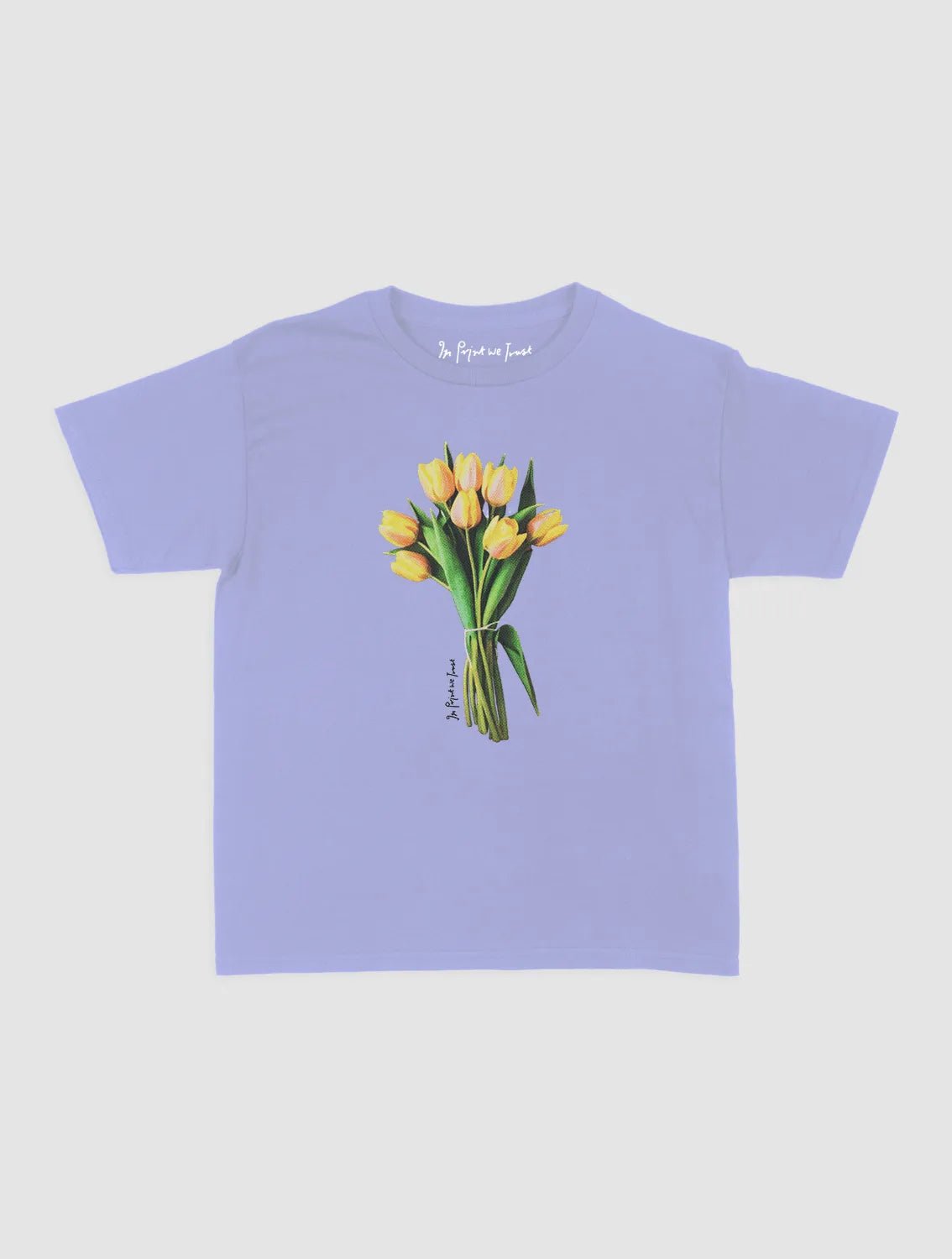 tulips baby tee - In Print We Trust