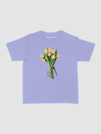 tulips baby tee - In Print We Trust
