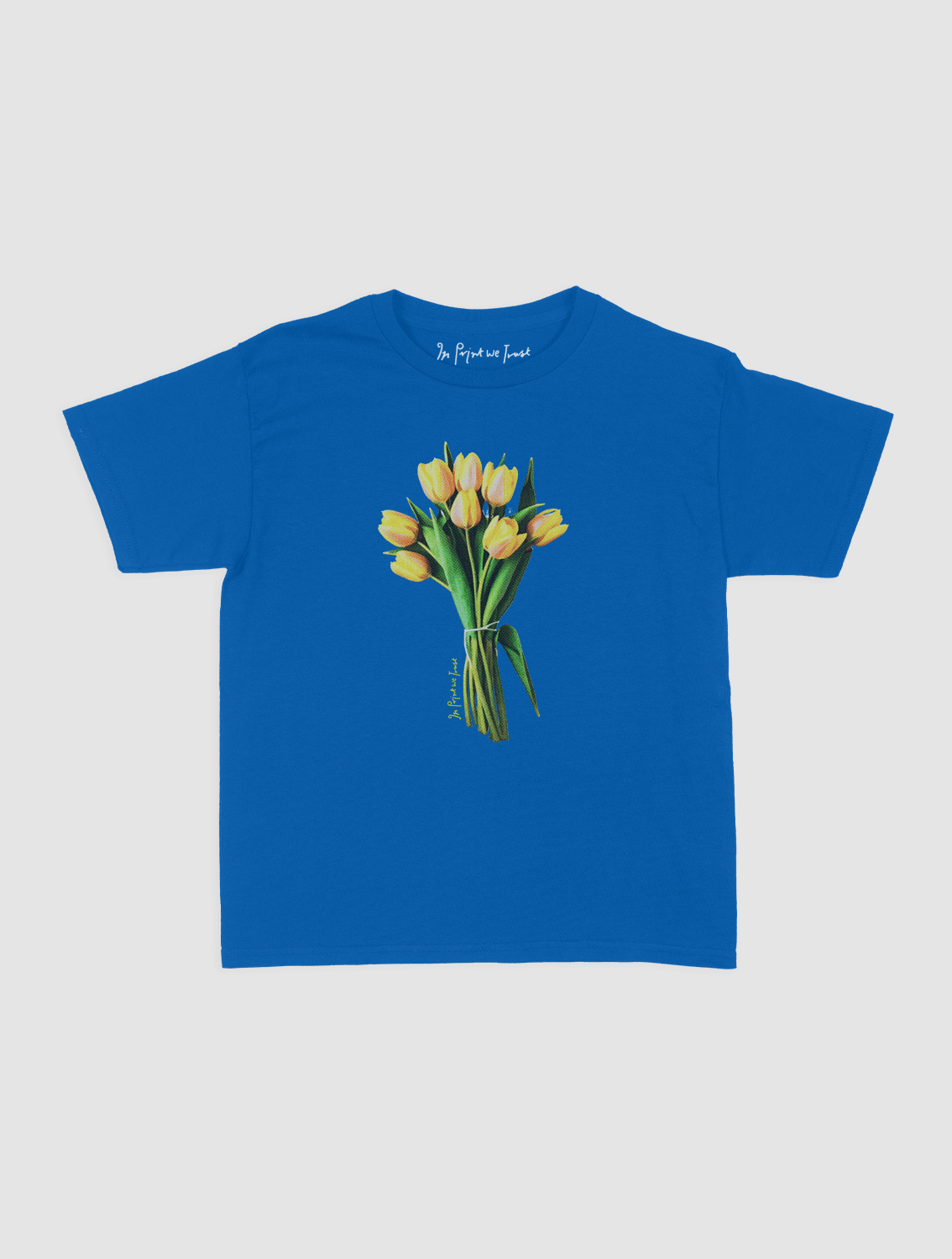 tulips baby tee - In Print We Trust