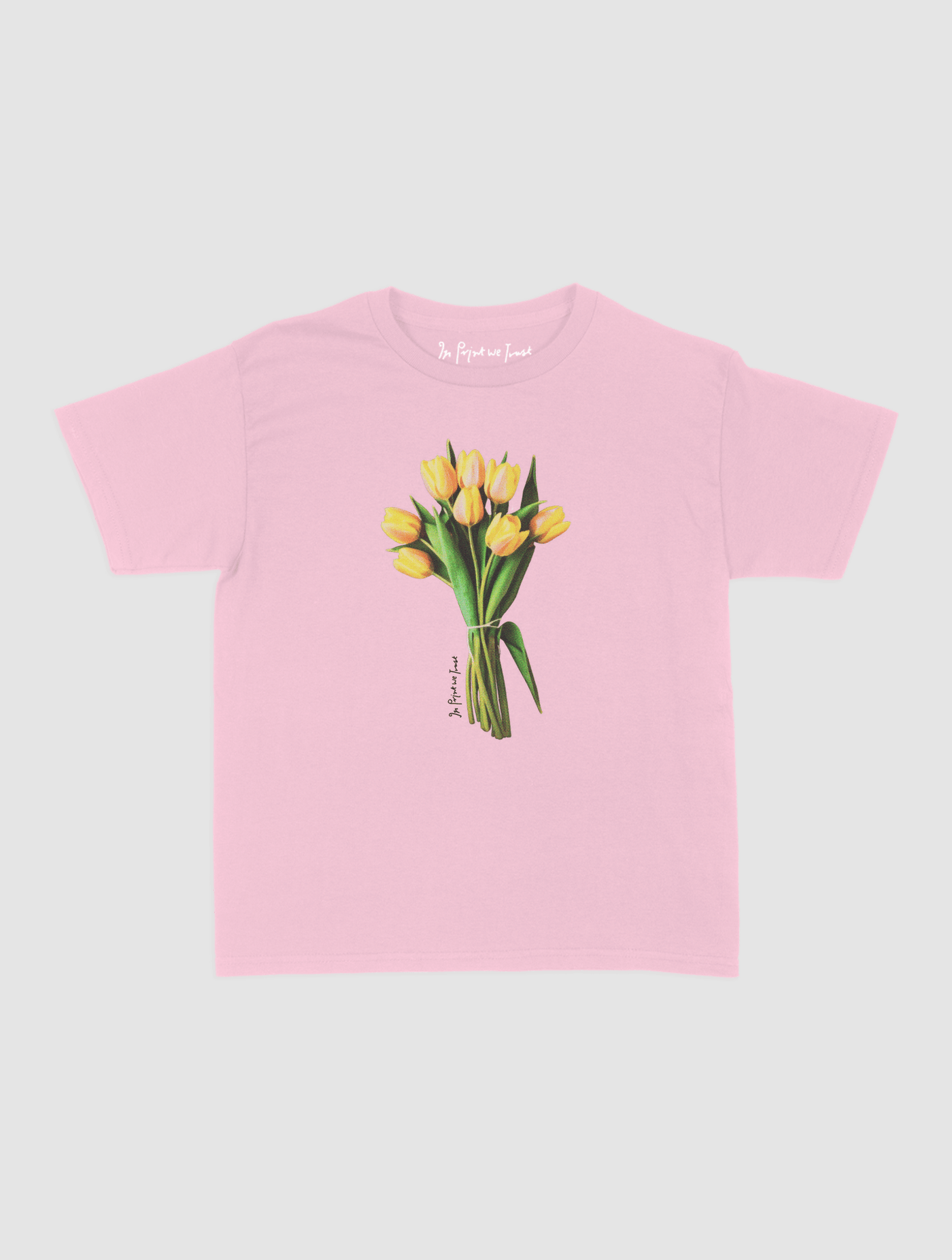 tulips baby tee - In Print We Trust
