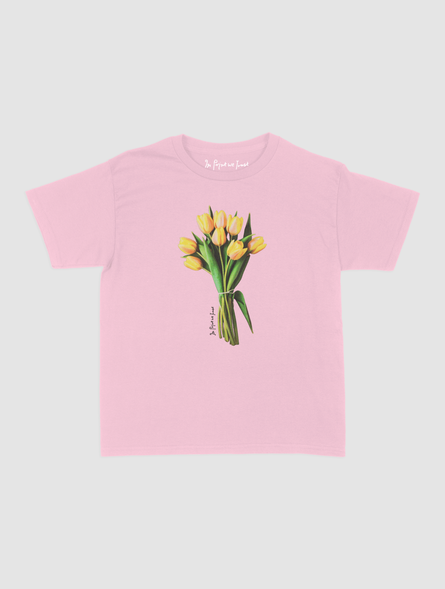 tulips baby tee - In Print We Trust