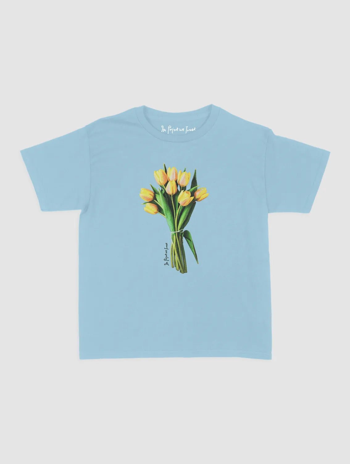 tulips baby tee - In Print We Trust