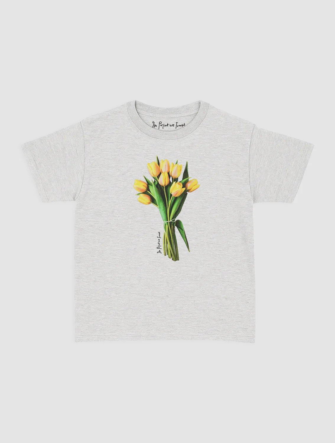 tulips baby tee - In Print We Trust