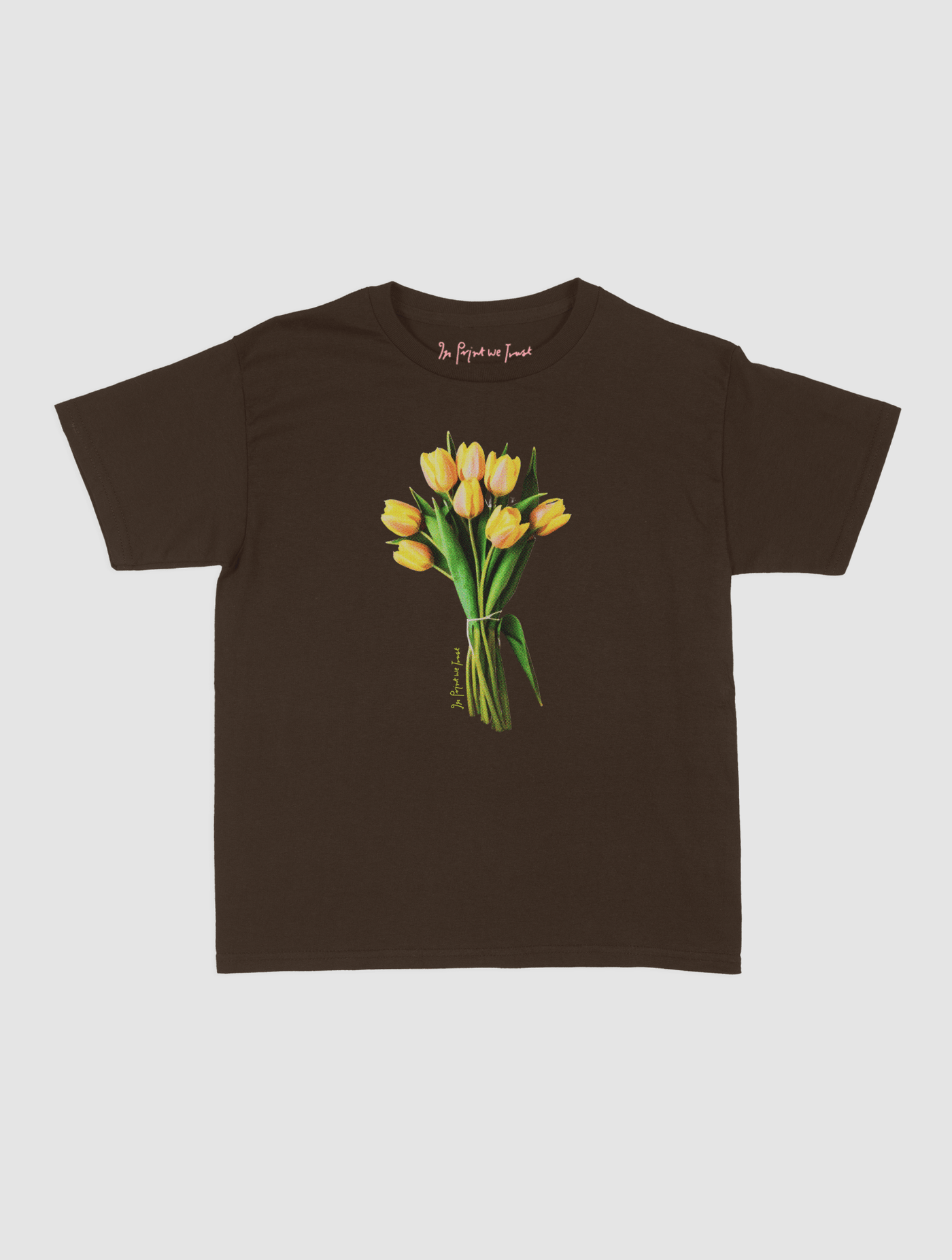 tulips baby tee - In Print We Trust