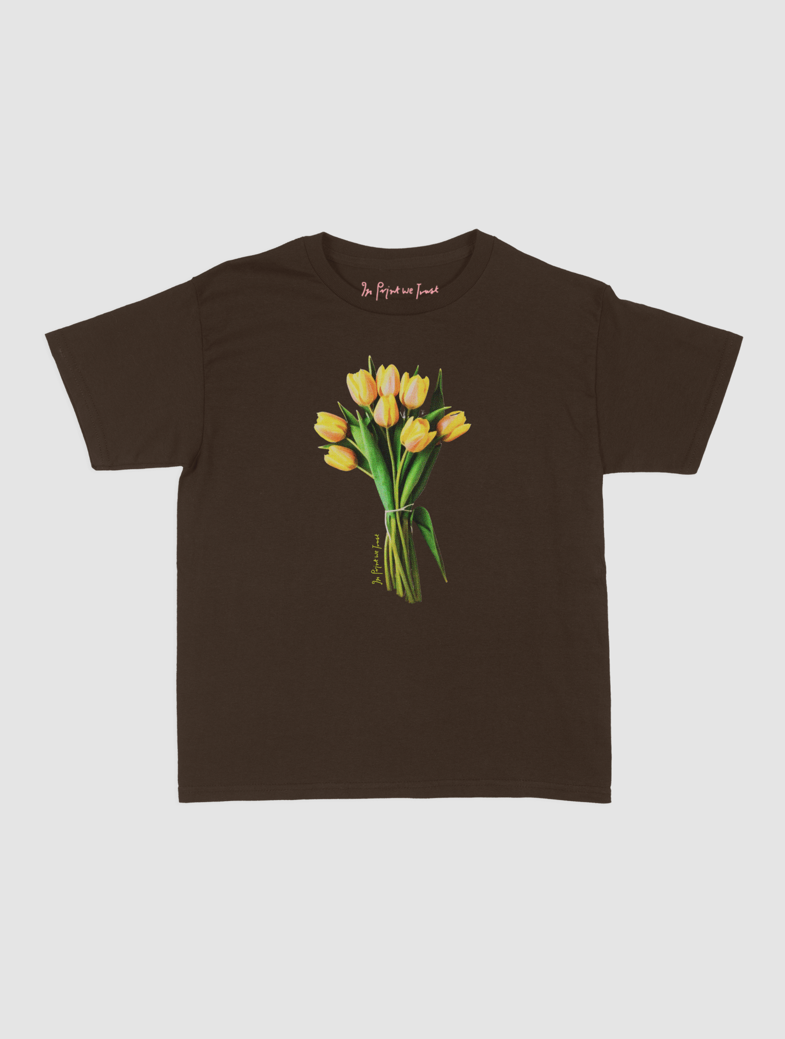 tulips baby tee - In Print We Trust