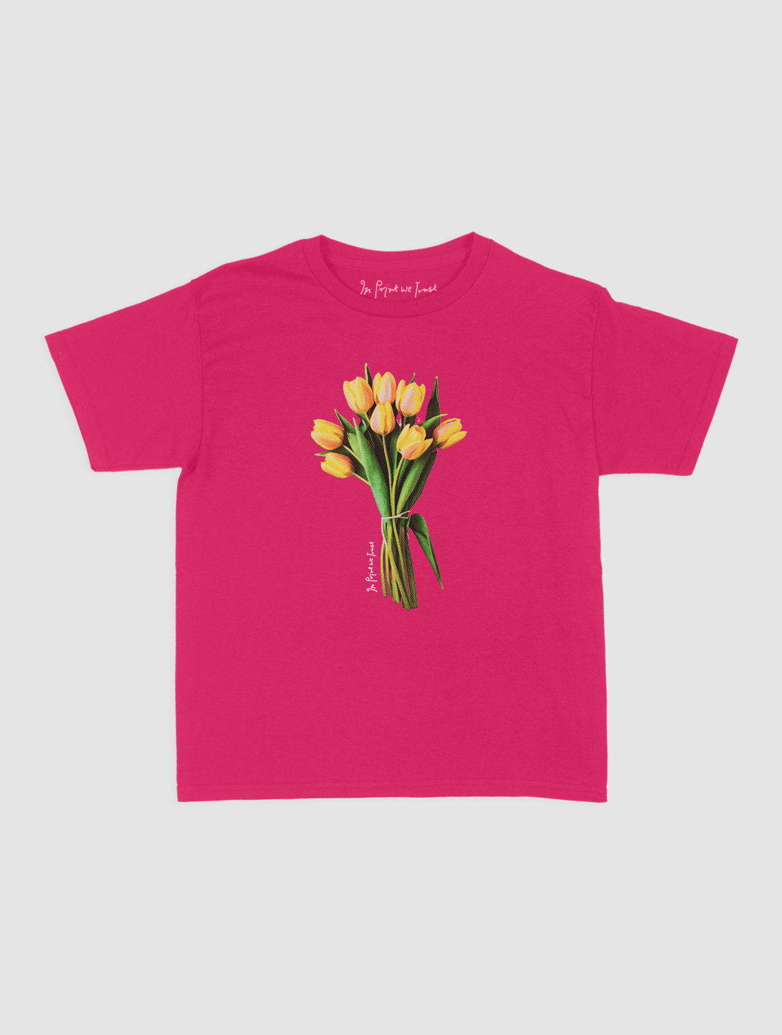 tulips baby tee - In Print We Trust