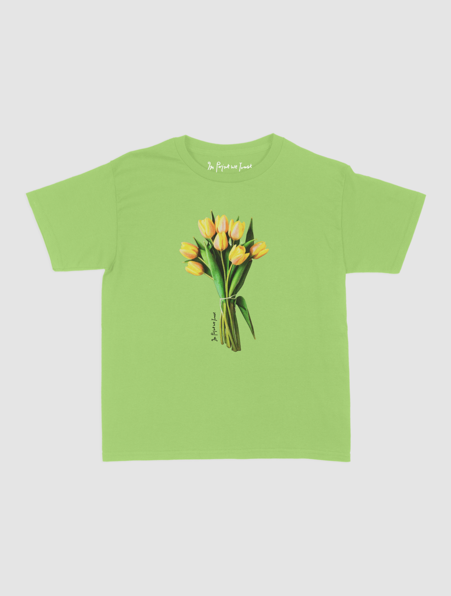 tulips baby tee - In Print We Trust