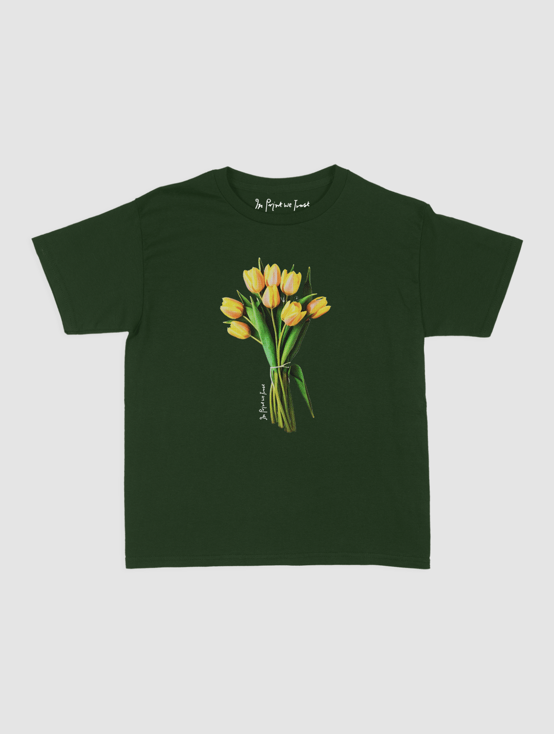 tulips baby tee - In Print We Trust