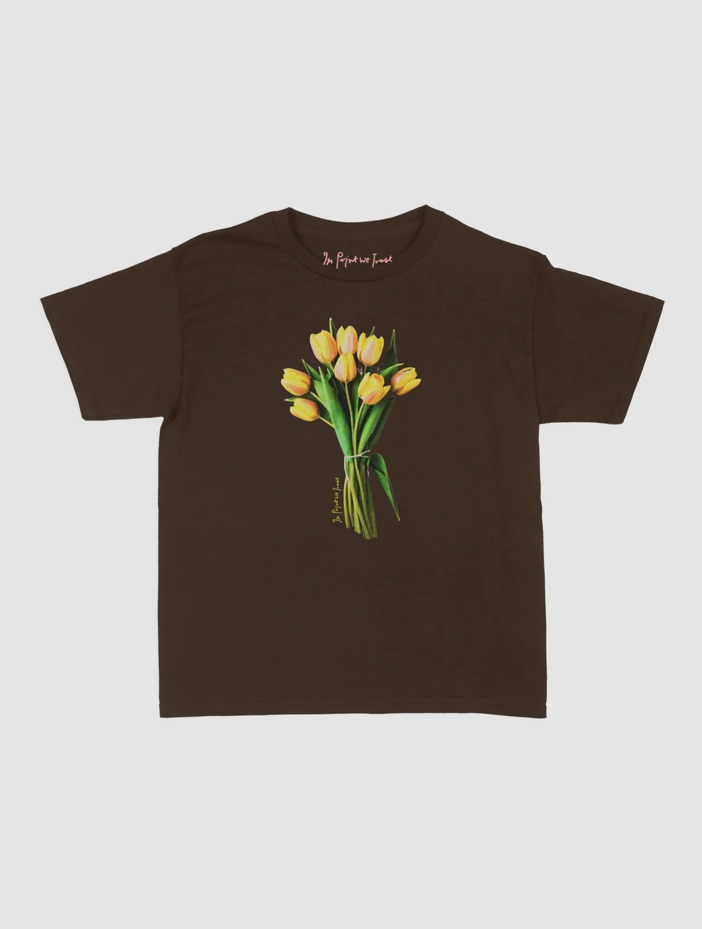 tulips baby tee - In Print We Trust