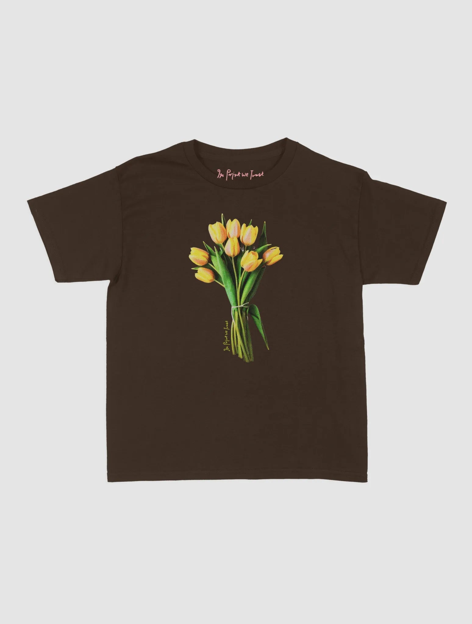 tulips baby tee - In Print We Trust
