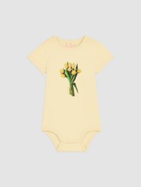 tulips bodysuit for babies - In Print We Trust