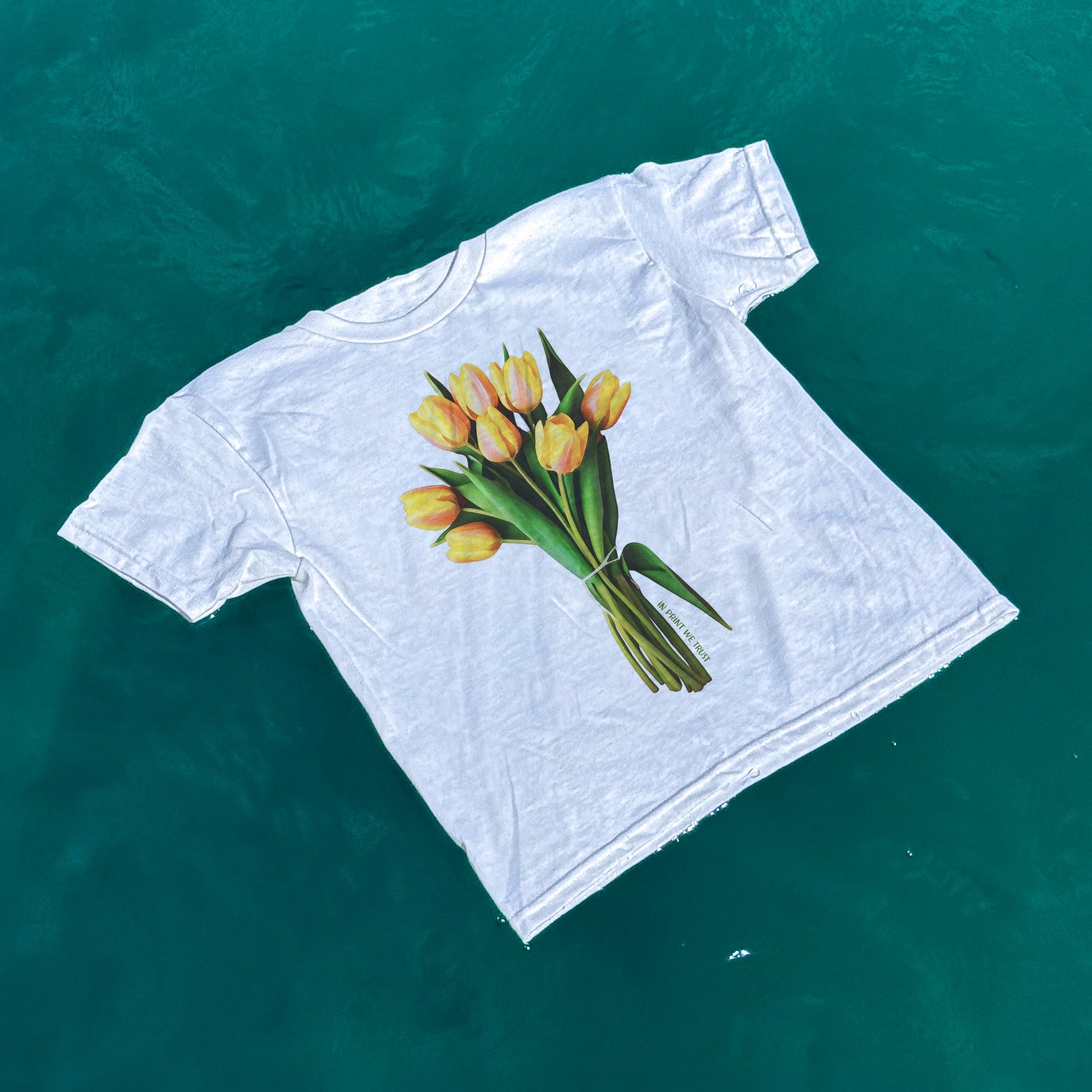 'Tulips' premium baby tee - In Print We Trust