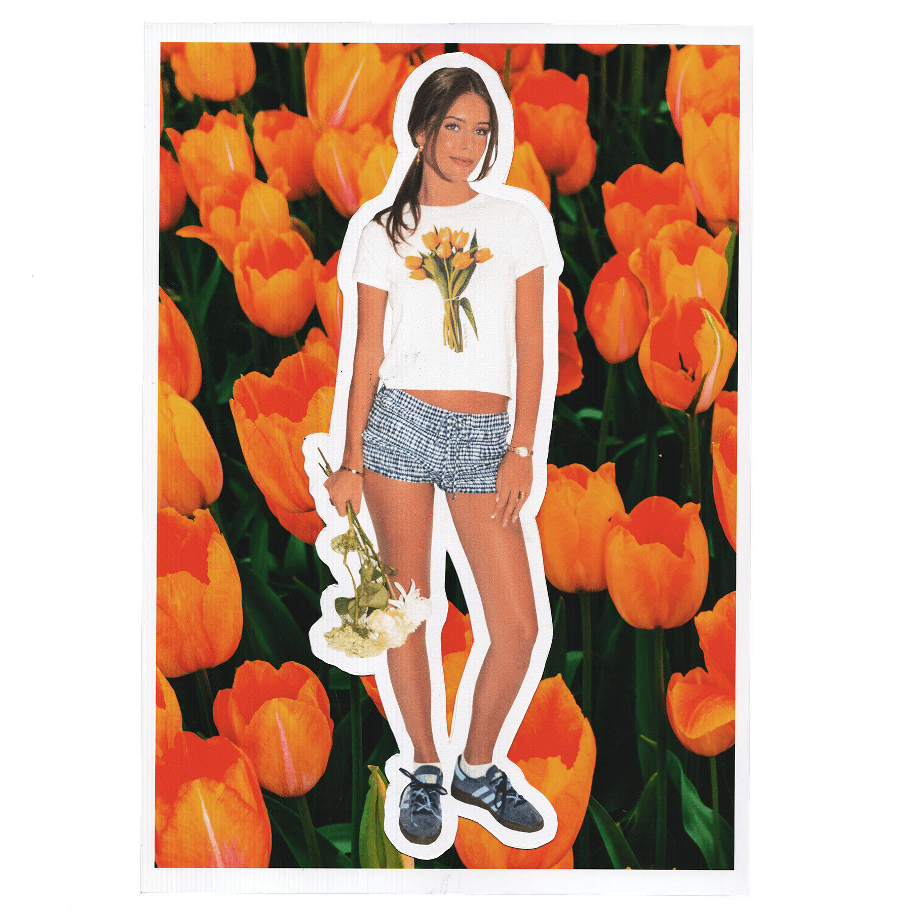 'Tulips' premium baby tee - In Print We Trust