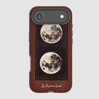 two moons tough iPhone case - In Print We Trust