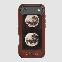 two moons tough iPhone case - In Print We Trust