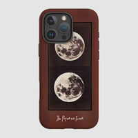 two moons tough iPhone case - In Print We Trust
