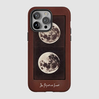 two moons tough iPhone case - In Print We Trust