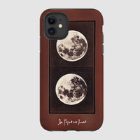 two moons tough iPhone case - In Print We Trust