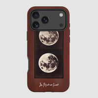 two moons tough iPhone case - In Print We Trust