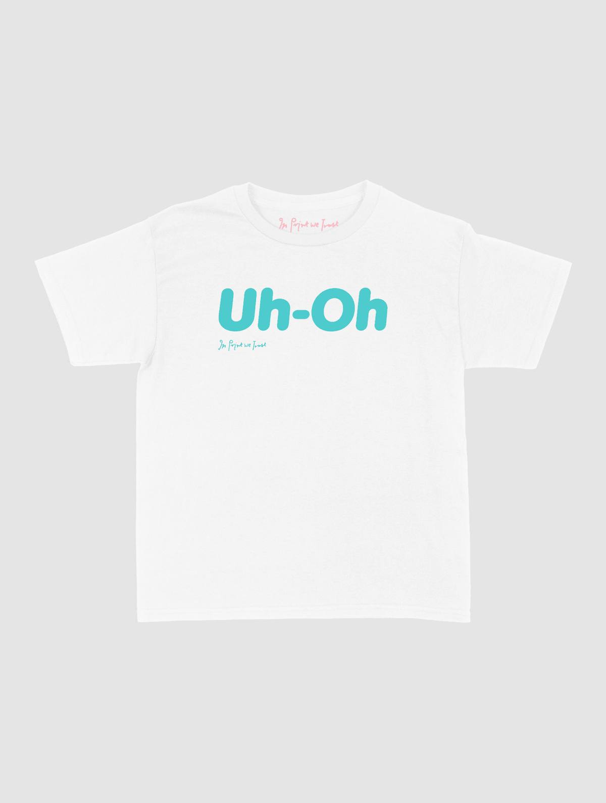 uh-oh baby tee - In Print We Trust
