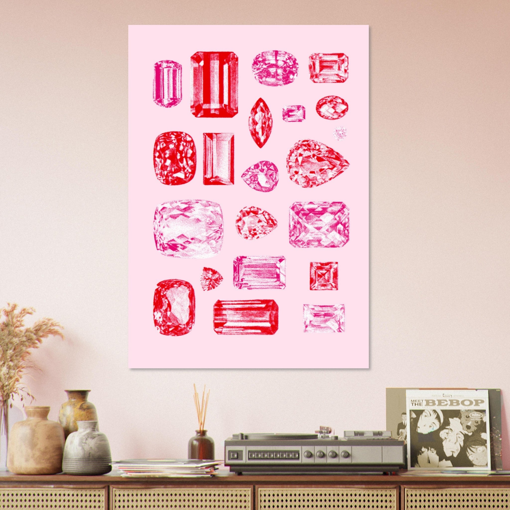 'Uncut Gems' art print - In Print We Trust