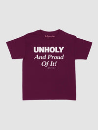 unholy baby tee - In Print We Trust