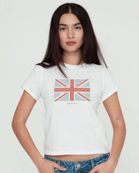 union jack baby tee - In Print We Trust