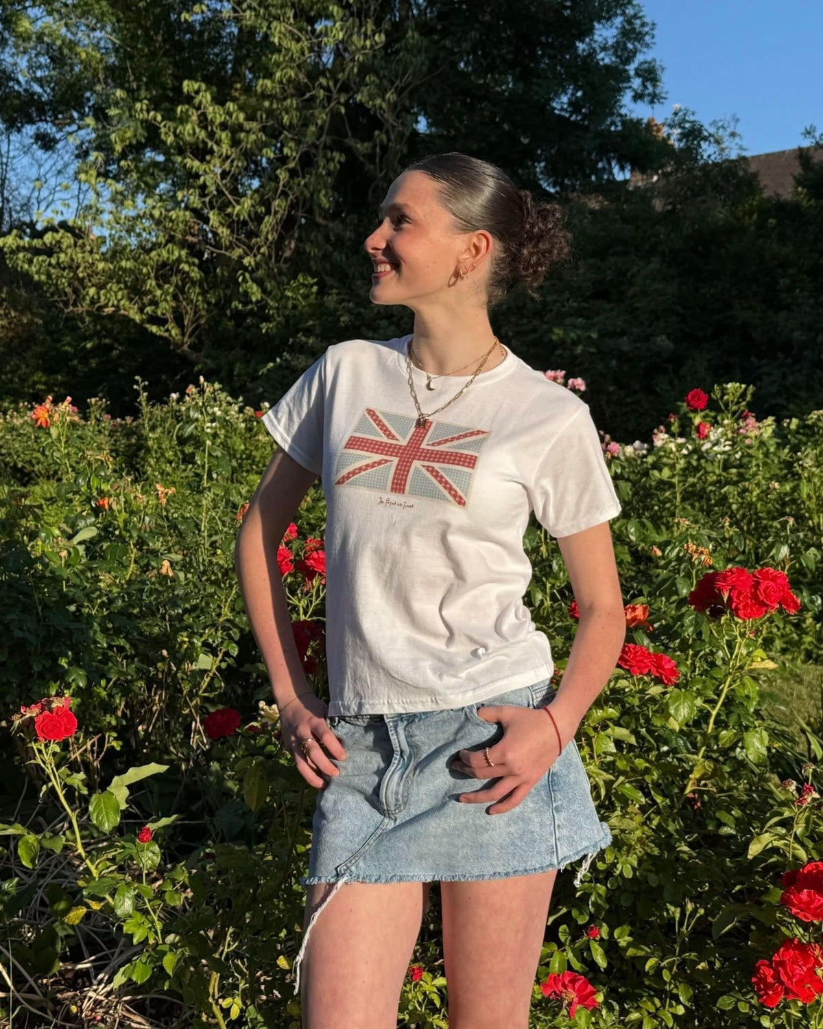 union jack baby tee - In Print We Trust