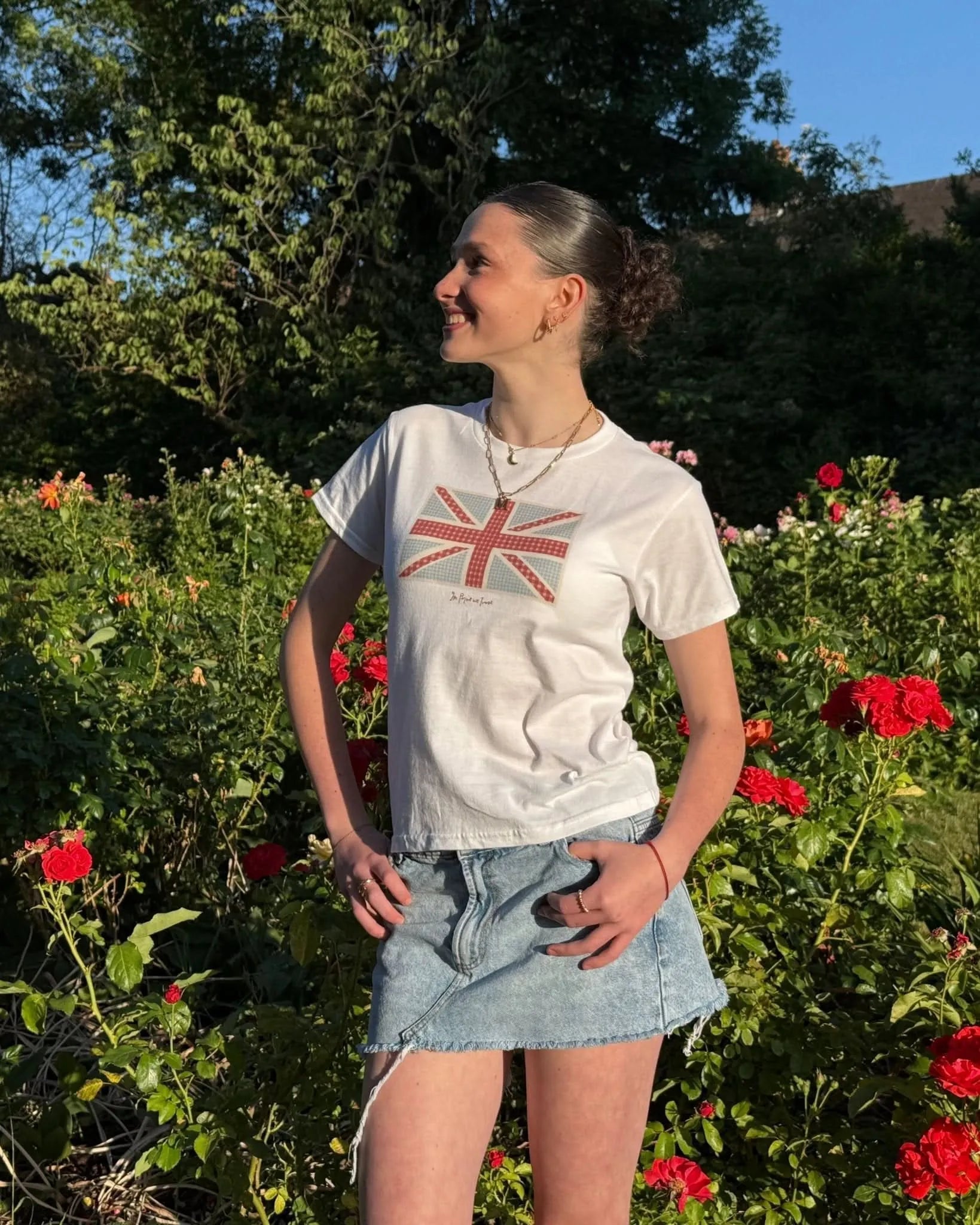 union jack baby tee - In Print We Trust