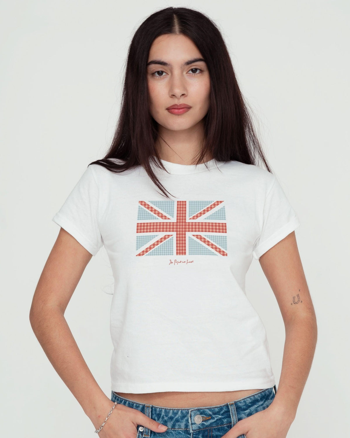 union jack baby tee - In Print We Trust