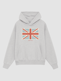 union jack grey hoodie - In Print We Trust