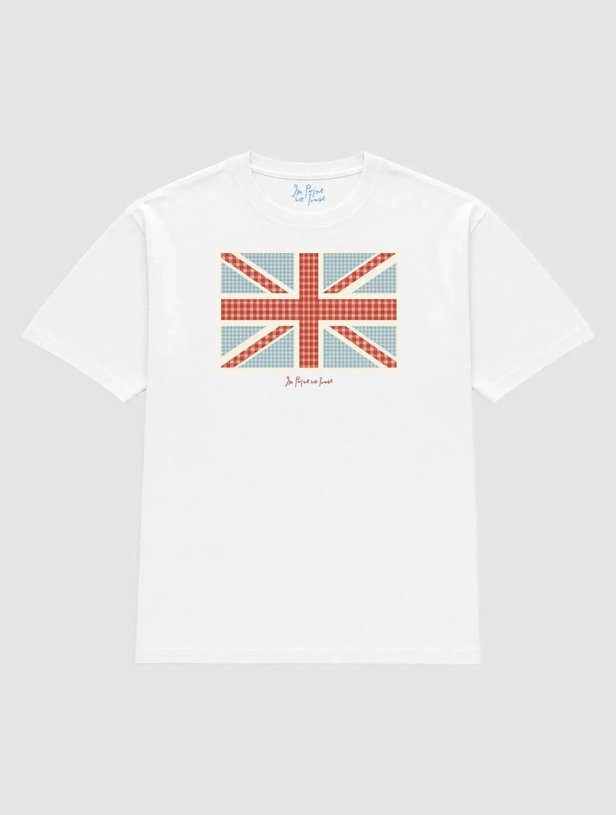 union jack heavyweight tee - In Print We Trust