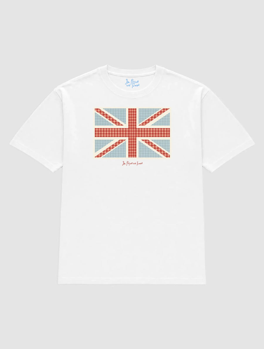 union jack heavyweight tee - In Print We Trust