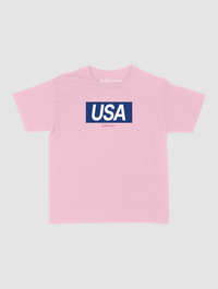 usa baby tee - In Print We Trust